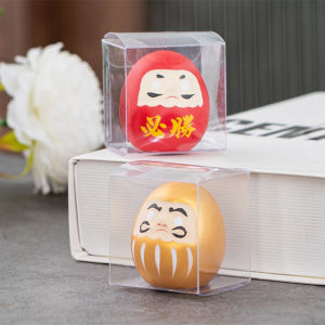 Christmas gift 【AYLMER】 Japanese Ceramic Daruma Doll Crafts Japanese Inspired Wealth Prosperity Decor Lucky Charm Fortune Ornament Landscape Home Desk Decor Miniature Gifts Accessories