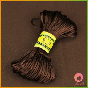 AW เชือกไนล่อน 2.5mm*20m มี 10 สี สําหรับถักมาคราเม่ DIY ด้ายถักมือ Handmade rope