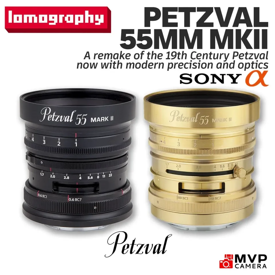 OFFICIAL PH] LOMOGRAPHY NEW Petzval 55mm f1.7 MKII Sony Emount FULLFRAME  MVP CAMERA | Lazada PH