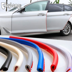 5m Car Door Protection Rubber Transparent Strip Car Exterior Moldings Side Anti-rub Protection For BMW Kia Toyota Accessories