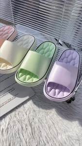 [Free Shipping] Thick-Soled EVA Slippers Leak-Proof For Women Suitable For Summer Indoor Use Non-Slip And Available In Couples Styles For Men
