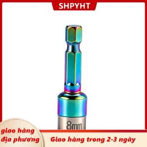[COD] SHPYHT Giao hàng địa phương 1 4pcs Ratchet ổ cắm hàng loạt Bộ chuyển đổi công cụ kim Loại tay áo cờ lê 8mm lục giác Shank tác động ổ cắm cờ lê điện khoan chuyển đổi