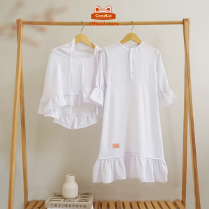 [Ceriakid] Gamis Anak Set Hijab Balqis 1 2 3 4 5 6 7 8 9 tahun