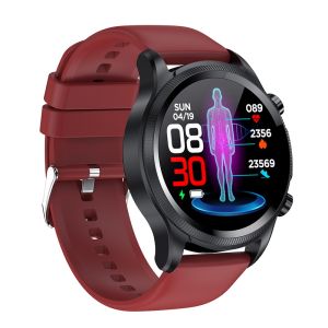 2024 New Cardiac Blood Glucose High End Smart Health Watch Temperature ECG+PPG Monitoring Men Women Smart Watch Chest Patch Heart Rate 1.39 inch 360*360 HD For Xiaomi Huawei Android iOS