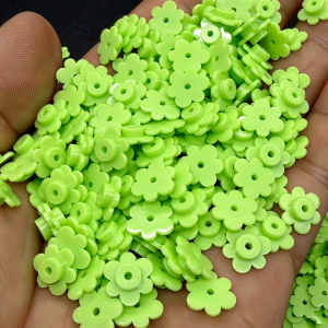 SWEET ELVES 10mm 6 Petal Flower Particles 100g Crunchy Slime Fillers Squeeze Ball Fillers Durable Heart Shape Stuffing Building Blocks Craft Accessories