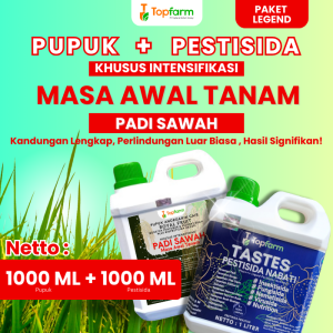Pupuk Topfarm / Pupuk Padi Sawah Terbaik / Pupuk Padi Baru Tanam / Pupuk Padi Sawah Perbanyak Anakan / Paket Pupuk Cair Awal Tanam Padi Sawah / Obat Hama Padi Sawah / Obat Hama Ulat Padi Sawah
