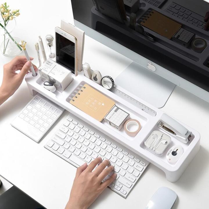 Multiple Keyboard Organizer Rack Nicola Desktop Organizer Computer Monitor Keyboard Storage Rack Box ...