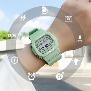 นาฬิกาดิจิตอลกีฬาเรืองแสงของผู้หญิง | นาฬิกาข้อมือกันน้ำ