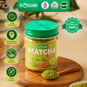 Beorganik Pure Matcha Powder / Bubuk Matcha Organik Murni Uji Matcha Jepang