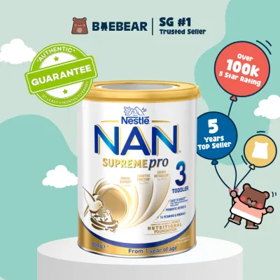 [Authentic] NAN Optipro Supreme PRO 3 - 800g x 3 Tins [Baebear.sg]