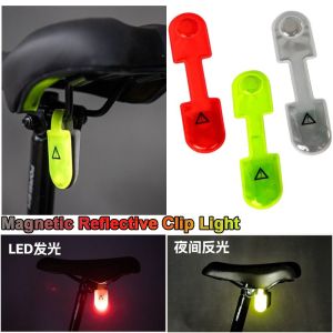 FLYING PVC ic Safety Light LED Lighting ic Attachment Reflective Clip Light Reflective LED Warning Light Bicycle Riding