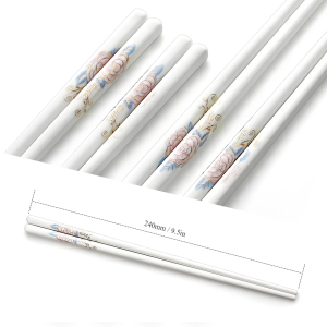 Đũa Ăn Gốm Sứ Cao Cấp (Bộ 5 Đôi)