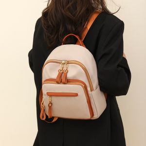 IELGY Oxford Cloth Anti-Theft Backpack All-Match School Bag Large Capacity Leisure Travel Rucksack