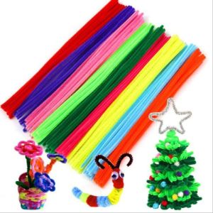 6 PCS KAWAT BULU Mercy Polos Bulu Halus Mersi Pipe Warna Warni Lentur Mudah Dibentuk Kawat Kreasi DIY Dekorasi Kerajinan Tangan