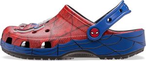 Crocs for Kids Spider Man Clog Collaboration Comfortable Breathable Anti Slip Anime Sandals # 211409