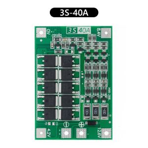 3/4/5S Bms Balance 10/15/20/25/30/40/60/100A 12V Li-ion Lithium Battery Charger Protection Board 18650 BMS Equalizer Enhance BMS PCM Battery Protection Board BMS PCM with Balance for Cell Pack Module 12V