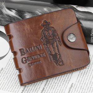 VÍ NAM DA BÒ THỜI TRANG ĐẲNG CẤP MẠNH MẼ CHÍNH HÃNG BAILINI LEATHER CÓ KHÓA KÉO BẢO HÀNH 5 NĂM