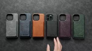 Wallet Cards Slot Leather Phone Case for IPhone 17 Air 17 Pro Max 15 16 Plus 14 13 12 11 Magnetic Magsafe Kickstand Back Cover2026