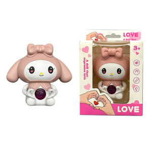 [Versi audio] I love you Lampu Figure Kartun Lotso Sanrio Night Light Kawaii 3D LED Cinnamoroll Lampu Tidur Hadiah Lucu