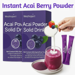 Pure Acai Berry Powder Acai Berry Organic Mixed Berry Powde Beverage Beauty Drink Juice 减脂抗氧化巴西莓粉