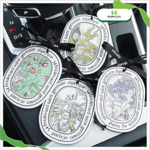 Miếng thơm khử mùi hôi treo ô tô tủ quần áo thẻ nước hoa treo xe khử mùi lưu hương set 5 miếng - Happy Life 4U