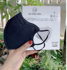 [Combo 50 Chiếc] Khẩu Trang N99 6D AnMask Pro (Màu Đen) 5 lớp lọc công nghệ nano loại bỏ 99% bụi mịnvi khuẩn đạt chuẩn Hoa Kỳ (loại đóng hộp)