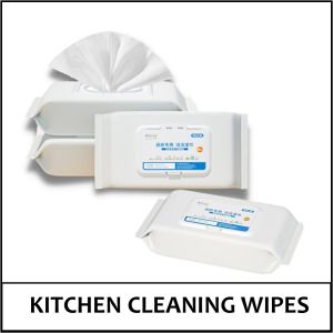 80Pcs Kitchen Cleaning Wipes Kitchen Use Wet Tissue Degreasing Wet Paper