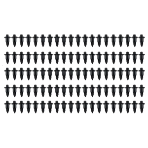 100pcs Motorcycle Clips rusts Resistant Plastic Clips Rustproof Coated Clips Precisions Screws for Bike Maintainance