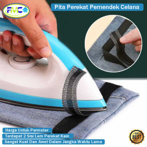 Pemendek Celana Jeans Tanpa Jahit Per Meter Self Adhesive Perekat Celana Tempel Di Gosok Self Adhesive Pants Shorten Simple Tekstil Hem Tape 2 Sisi Praktis Tinggal Gosok Murah