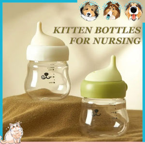 Kitten Bottles For Nursing Anti Choking Puppy Feeder Nursing Pet Bottle Adjustable Kitten Milk Feeder Cat Baby Nursing Feeder