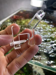 Giá đỡ nắp bể cá miếng kẹp kính mica đỡ nắp bể Kẹp Mica Giữ Lưới chân mica đậy Hồ chống cá nhảy ra ngoài Chân mica kẹ