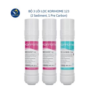 Bộ lõi lọc thô Korihome gồm Sediment và Pre-Carbon - Combo 3 lõi 4 lõi 5 lõi