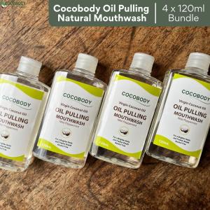 Cocobody Oil Pulling Natural Mouthwash 120ml x 4