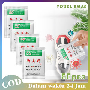 Bedak Penghilang Sepatu 50pcs Penghilang Bau Tidak Sedap Kaki Serbuk Ajaib Untuk Sepatu