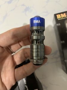 Bóng đèn led xe máy Wave nhỏ alpha zx Dream ex nhỏ fu1 2 bi cầu gom sáng M5 cos vàng pha trắng