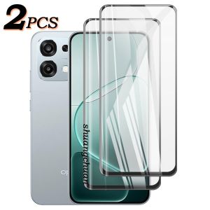 1-2PCS For OPPO A6 pro screen tempered glass protective film OPPO A5i A6pro A3 A3X A5S/A7 A9 A18 A38 A60 A57 A77S A94 full-screen protective film