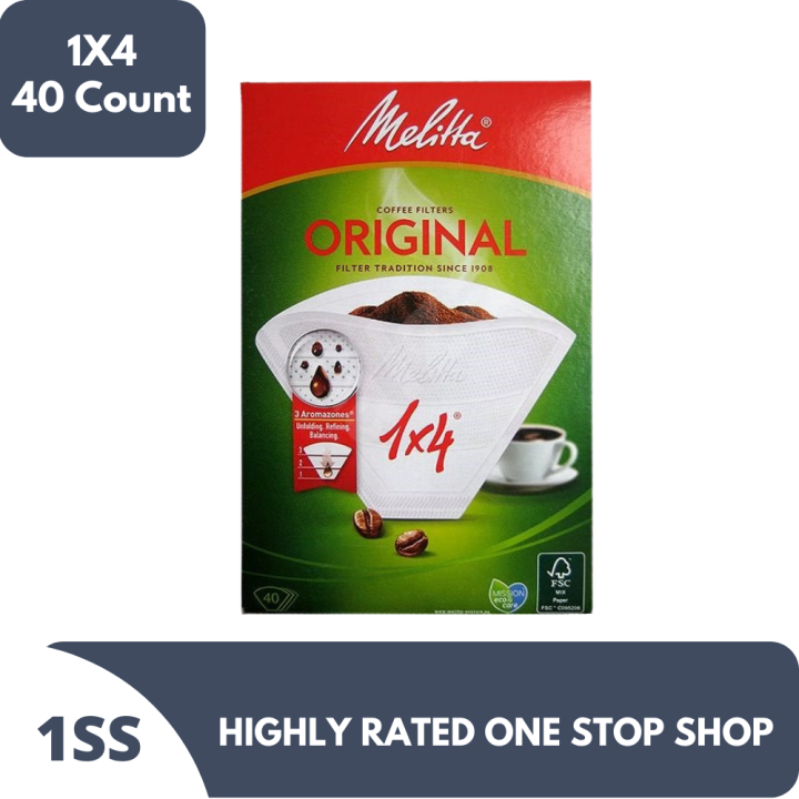 Melitta Coffee Filters 1X4 40 Count Lazada PH