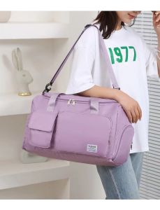 🔥พร้อมส่ง🔥กระเป๋าเดินทาง ใบใหญ่ พับเก็บได้ บรรจุของได้เยอะ เหมาะกับการพกพาเข้ายิม เล่นกีฬา ฟิตเนส เทรนโบ้