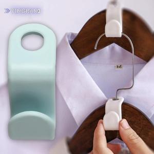 YINGRAN3 10pcs Clothes Hanger Connection Hook Home Clothes Hanger Link Buckle Thickened Plastic Stackable Clothes Hanger Link Hook