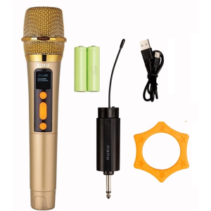 Wireless MicrophonesHandheld Mic with ReceiverDynamic Microphone for Singing Karaoke