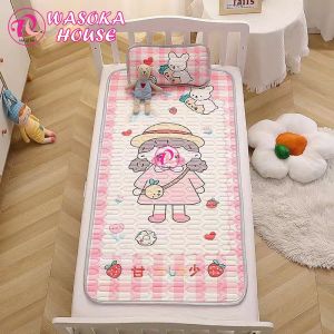 Chiếu điều hòa cho bé cao su non 5D kích cỡ 60x120cm chiếu mềm giúp bé nằm mát lưng ngủ ngon và sâu hơn