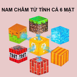 SET 20 KHỐI NAM CHÂM PIXEL BLOCK | ĐỒ CHƠI XẾP HÌNH NAM CHÂM 6 MẶT | ĐỒ CHƠI STEM | KHỐI 2X2X2CM | ĐỒ CHƠI PHÁT TRIỂN TƯ DUY CHO BÉ