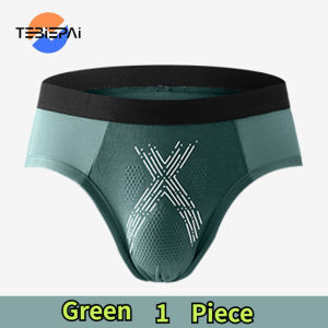 3 piece mens underwear graphene mens triangle pants modal mens seamless large size mid waist youth Korean version trendy and breathable triangle pants