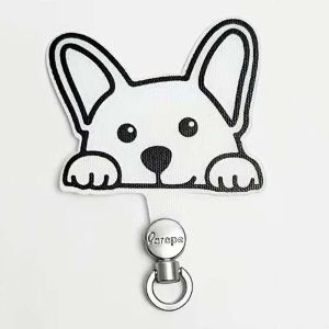 LANDIS 360 Rotatable Phone Tether Tab Cartoon Panda Safety Connecter Mobile Phone Gasket Replacement Cat Dog Cellphone Lanyard Patch Hanging Rope