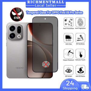 【🔥SG STOCK🔥】RICHMENTMALL OPPO Find X9 Pro Edeg Privacy Tempered Glass Screen Protector Film For OPPO Find X9Pro X9Ultra Anti-Spy Glass Film