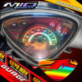 Mio SPORTY / Mio SOULTY Gauge Protector  STICKER TINT HONEYCOMB X CIRCUIT DESIGN. 