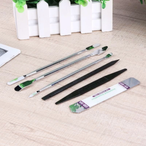 6 in 1 Mobile Phone Tablet Repair Opening Tool Kit Metal Spudger Crowbar Disassemble Hand Tool Set for Tablet Laptop