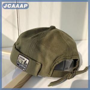 JCAAAP Fold Skullcap Retro Men Sailor Cap Women Warm Roll Cuff Bucket Cap Brimless Hat
