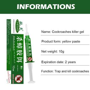 1/3/5PCS Cockroach Gel Powerful Cockroach Killer 10g Insect Control Cockroach Trap Insect Killer
