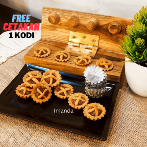 Cetakan Nastar Keranjang Bonus Alumunium 1 Kodi